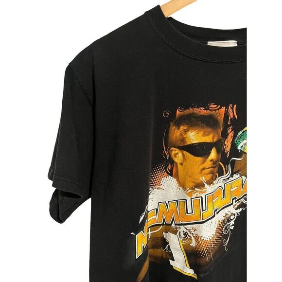 Vintage T Shirt Hase Authentics Jamie McMurray NASCAR Graphic T-Shirt Large - Picture 3 of 9